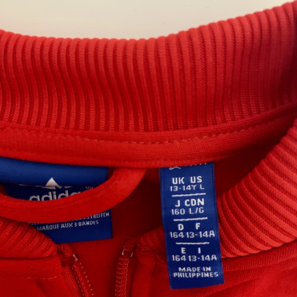 Adidas Red Track Jacket - Picture 3 of 5